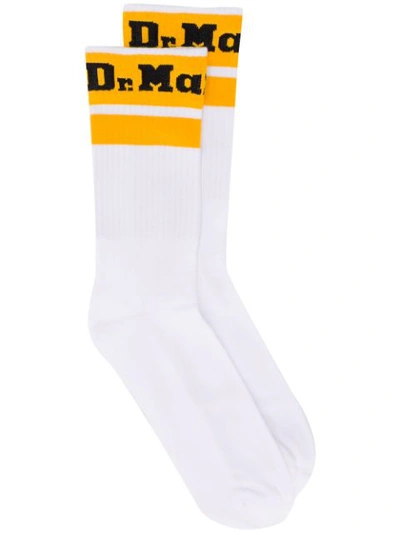 Dr. Martens' Logo Ankle Socks In White