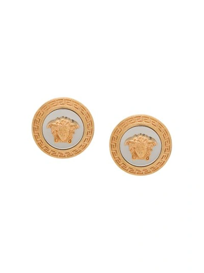 Versace Medusa Head Earrings In Kotp