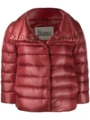 Herno Sofia Padded Jacket In 6600 Rosso