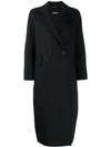 Max Mara 's  Oversized Midi Coat - Black