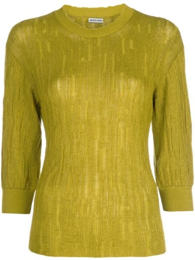 Rachel Comey Benson Knitted Top In Green