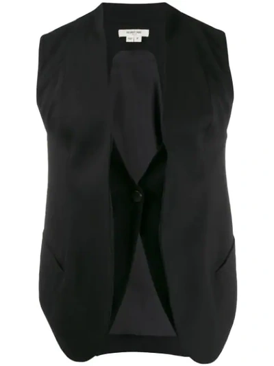 Pre-owned Helmut Lang Layered Tuxedo Waistcoat In Black