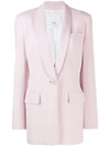 Tibi Oversized Single-breasted Blazer - Pink