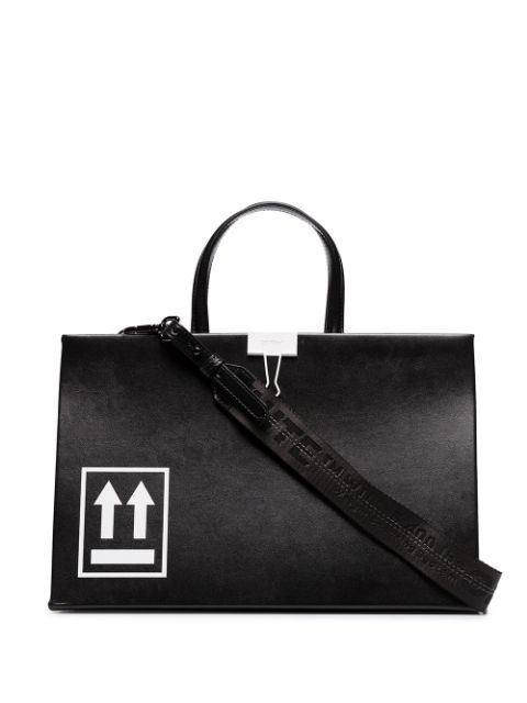 off white box tote