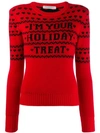 Philosophy Di Lorenzo Serafini 'i'm Your Holiday Treat' Jumper In Red