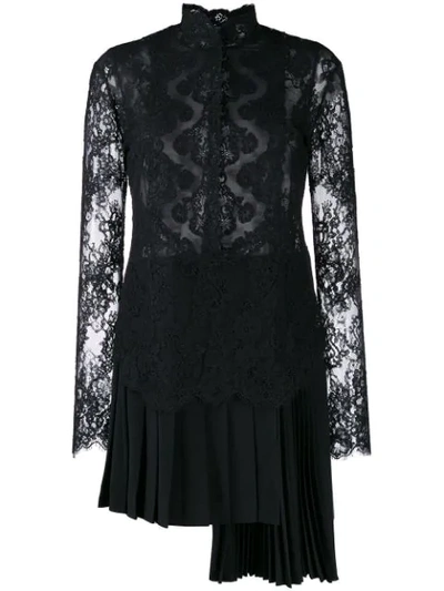 Ermanno Scervino Lace Cocktail Dress In Black
