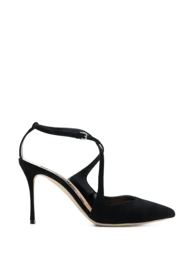 Sergio Rossi Pointed Toe Pumps In Black