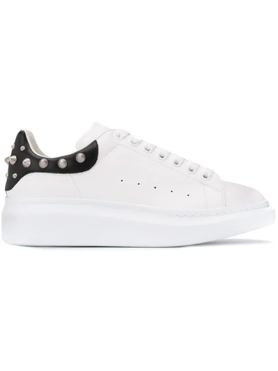 Alexander Mcqueen Studded Oversized Sneakers In White