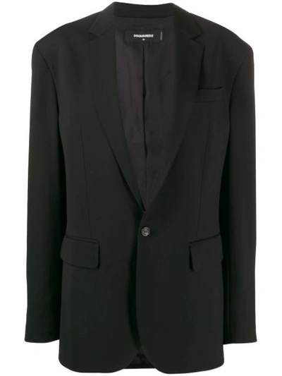 Dsquared2 Oversized Blazer In Black