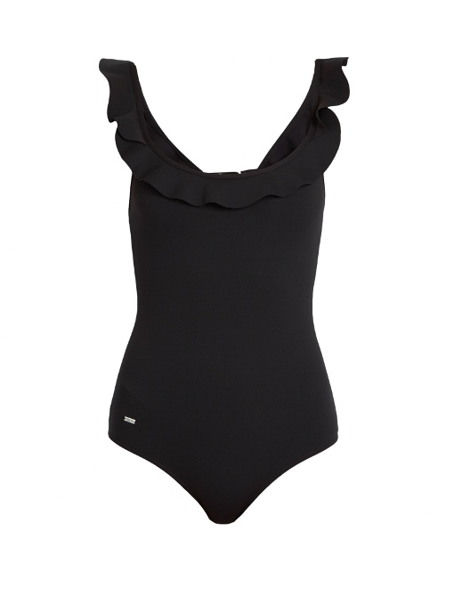 fendi swimsuit black and white