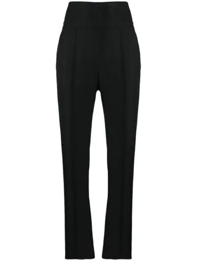 Alexandre Vauthier High-waisted Tailored Trousers In Black
