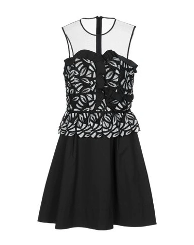 Pinko Short Dresses In Black