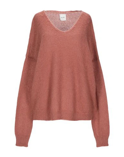 Alysi Sweater In Pastel Pink