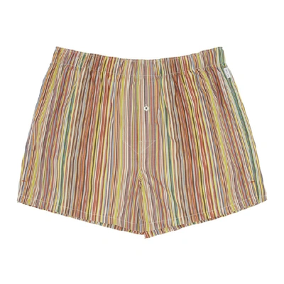 Paul Smith Multicolor Striped Boxer Briefs In 92 Multi