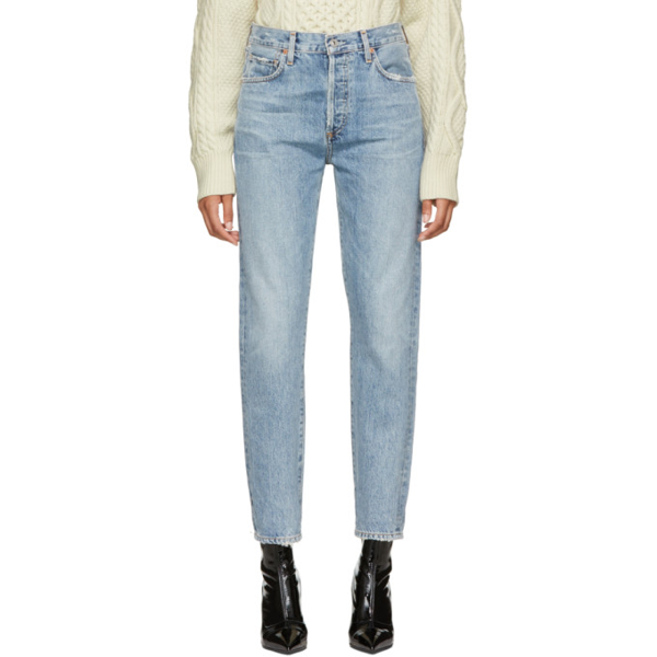 citizens of humanity liya high rise classic fit jeans