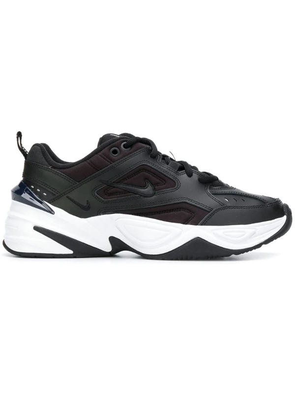 m2k tekno leather and mesh sneakers