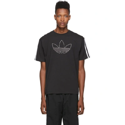 Adidas Originals Black Outline Trefoil T-shirt