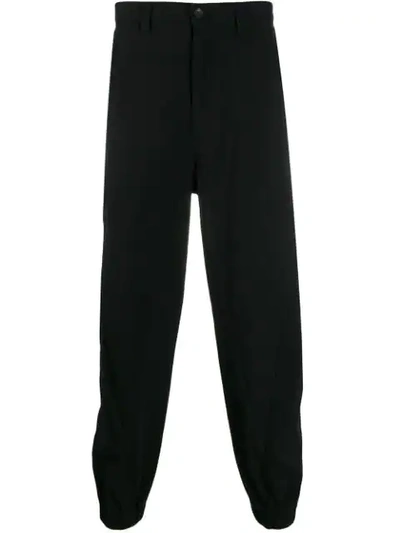 Issey Miyake Tapered Trousers In Black