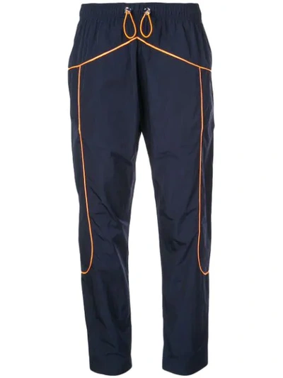 Mira Mikati Lined Detail Track Trousers In Blue