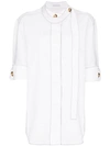 Rejina Pyo Contrast-stitch Oversized Shirt In White
