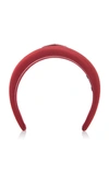 Prada Silk-satin Headband In Red