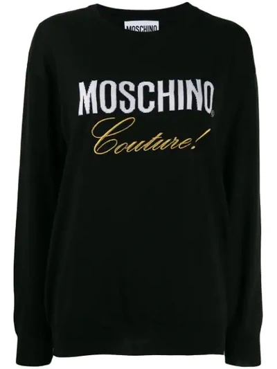 Moschino Couture! Jumper In Black