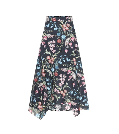 Peter Pilotto Floral-printed Midi Skirt In Multicoloured