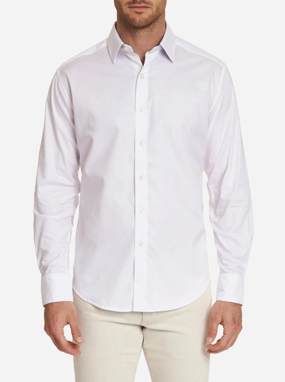 Robert Graham Rutherford Classic Fit Sport Shirt In White