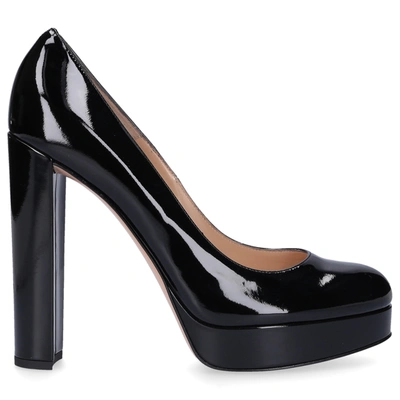 Gianvito Rossi Platform Pumps G21747  Patent Leather In Black