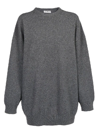 Balenciaga Grey Cashmere Sweater