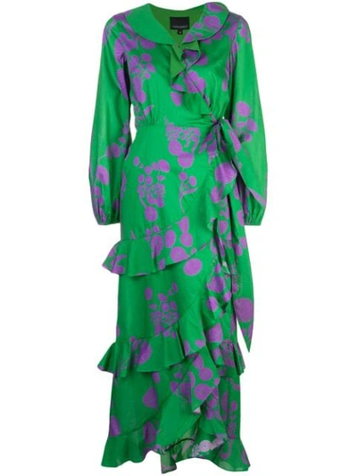 Cynthia Rowley Lanai Maxi Dress In Green