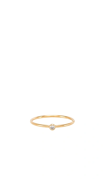 Natalie B Jewelry Gio Plain Stacking Ring In Gold