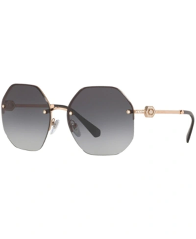 Bvlgari Sunglasses, Bv6122b 58 In Grey Gradient