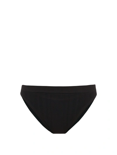 Skin The Leg Extender Cotton-blend Briefs In Black