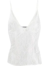 Styland Lace Vest In White