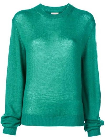Khaite Viola Sweater In Green