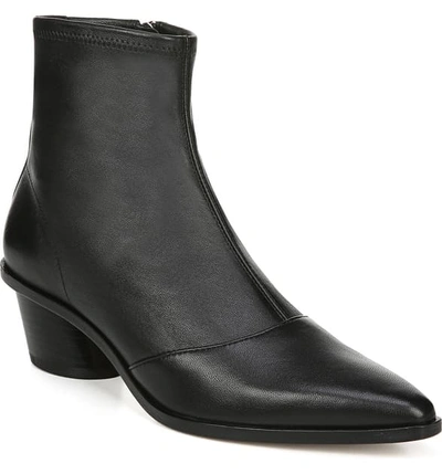 Via Spiga Women's Odette Pointed-toe Leather Booties In Black