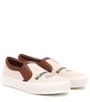 Burberry Women's Delaware Slip-on Sneakers In Beige