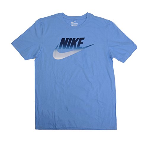 Nike Logo Graphic Short Sleeve Crewneck T-shirt Men's Blue | ModeSens