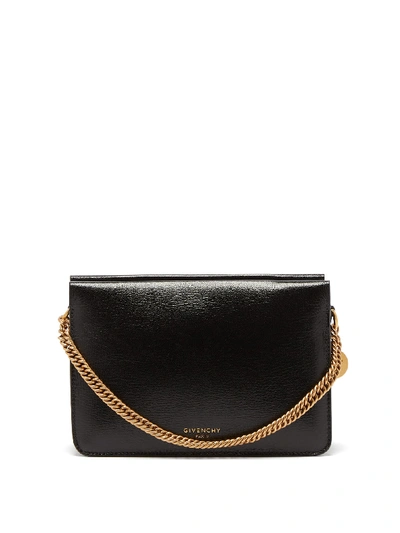 Givenchy Cross3 Small Leather Cross-body Bag In Black