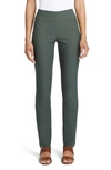 Nic And Zoe Nic+zoe Petites Wonderstretch Straight-leg Pants In Urban Green