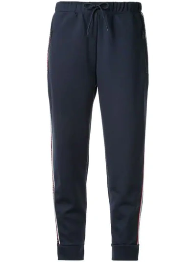 Etre Cecile Contrast Stripe Track Trousers In Blue