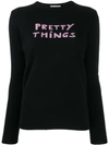 Bella Freud Pretty Things Cashmere Jumper In Black