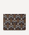 Liberty London Iphis Canvas Business Card Holder In Tan