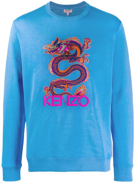 kenzo light blue sweatshirt
