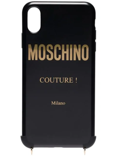 Moschino Gladiator Teddy Iphone Xr Cover In Black