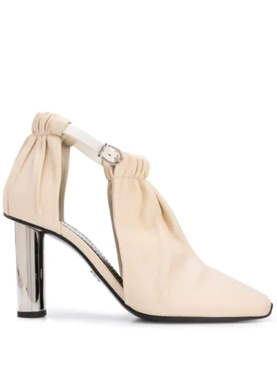 Proenza Schouler Ruched Nappa Booties In White