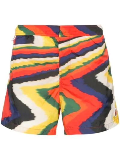 Missoni Zig-zag Print Swim Shorts In S401r