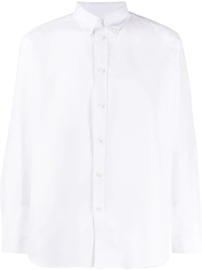 Givenchy Button-front Long Sleeve Shirt In White