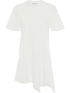 Jw Anderson Panelled Handkerchief T-shirt In White